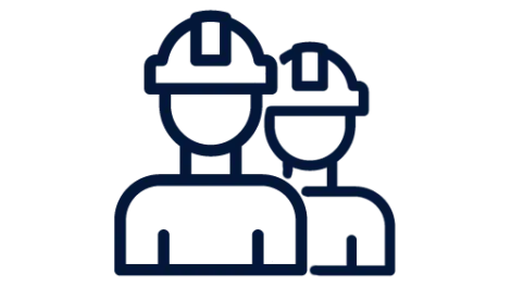 Icon of two workers