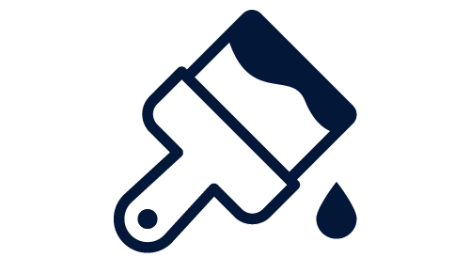 Icon of a paint brush