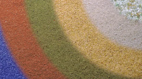 Coloured sand