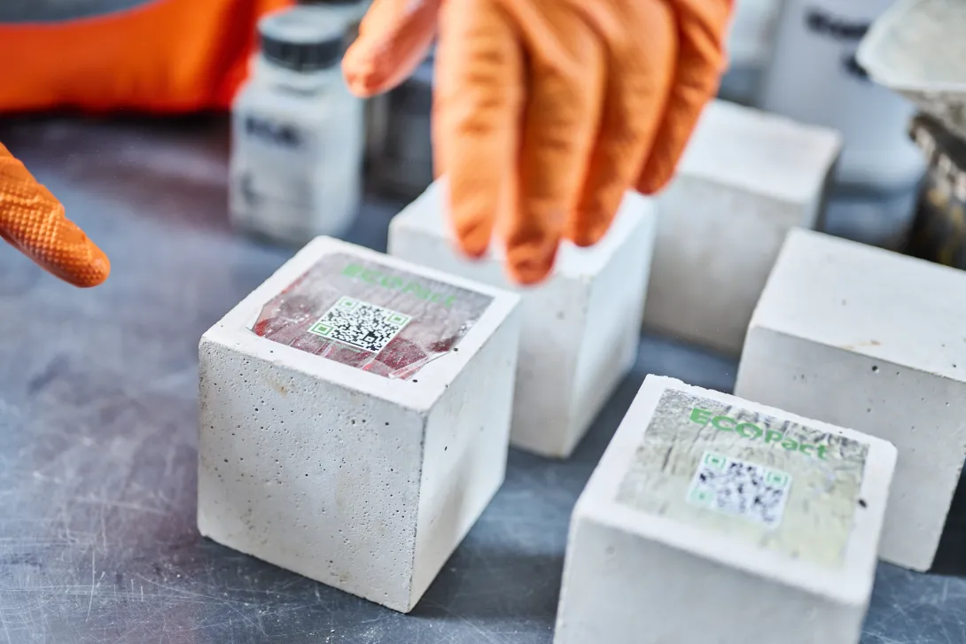 Concrete Cube Tests at Cement Laboratory