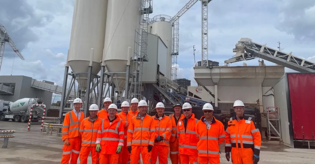 Holcim's Old Oak Conmmon Readymix team
