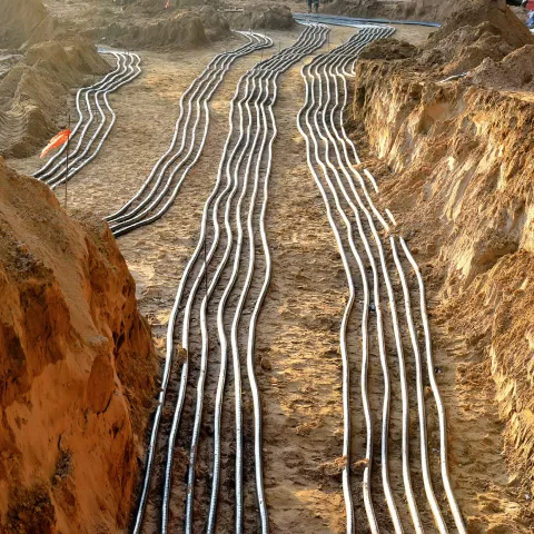 SuperSand 97-1 being laid