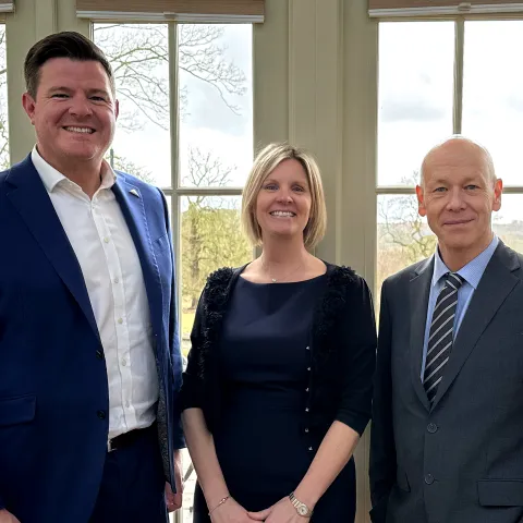 Representatives from Aggregate Industries with the IAT